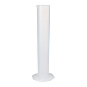 LABART (Polylab) Plastic Transparent Graduated Measuring Cylinder